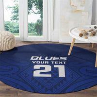 New Zealand Rugby Pacific Custom Round Carpet Kahurangi Auckland All Blue