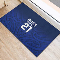 New Zealand Rugby Pacific Custom Rubber Doormat Kahurangi Auckland All Blue