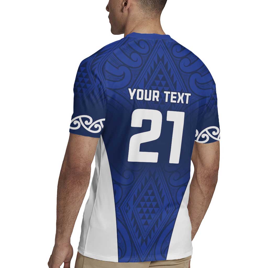 New Zealand Rugby Pacific Custom Rugby Jersey Kahurangi Auckland All Blue