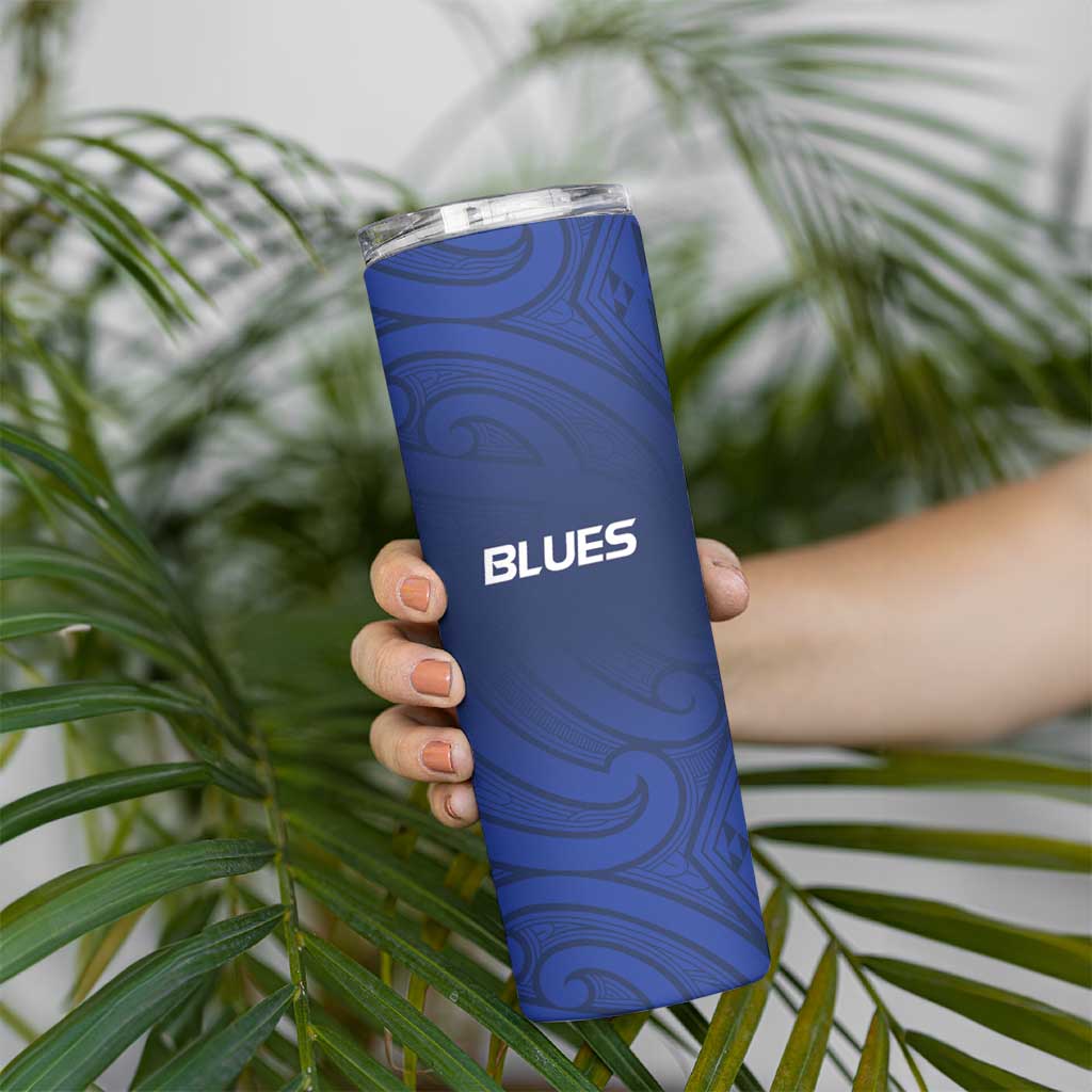 New Zealand Rugby Pacific Custom Skinny Tumbler Kahurangi Auckland All Blue