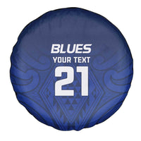 New Zealand Rugby Pacific Custom Spare Tire Cover Kahurangi Auckland All Blue
