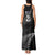 New Zealand Rugby Custom Tank Maxi Dress Glory Be To Black Silver-fern - Polynesian Pride