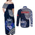 Samoa Rugby Couples Matching Off Shoulder Maxi Dress and Long Sleeve Button Shirts Proud Samoa World Cup 2023 LT9 - Polynesian Pride