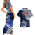 Samoa Rugby Couples Matching Short Sleeve Bodycon Dress and Hawaiian Shirt Proud Samoa World Cup 2023 LT9 - Polynesian Pride