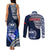 Samoa Rugby Couples Matching Tank Maxi Dress and Long Sleeve Button Shirts Proud Samoa World Cup 2023 LT9 - Polynesian Pride