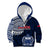 Samoa Rugby Kid Hoodie Proud Samoa World Cup 2023 LT9 Zip Hoodie Blue - Polynesian Pride