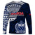 Samoa Rugby Long Sleeve Shirt Proud Samoa World Cup 2023 LT9 Unisex Blue - Polynesian Pride