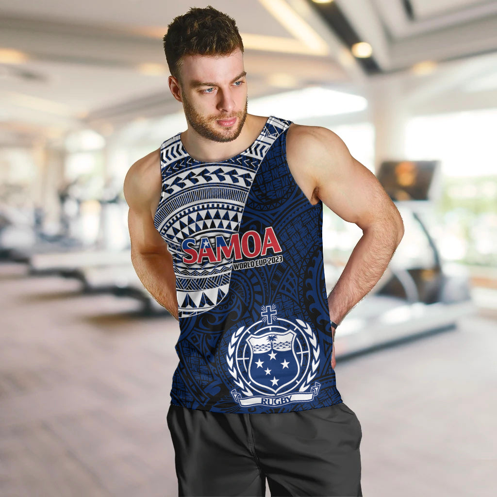 Samoa Rugby Men Tank Top Proud Samoa World Cup 2023 LT9 - Polynesian Pride