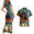 Hawaii Strong Maui Wildfire Couples Matching Short Sleeve Bodycon Dress and Hawaiian Shirt Pray For Lahaina Maui LT9 - Polynesian Pride