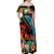 Hawaii Strong Maui Wildfire Off Shoulder Maxi Dress Pray For Lahaina Maui LT9 - Polynesian Pride