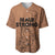 Hawaii Strong Maui Wildfire Baseball Jersey No1 LT9 Gold - Polynesian Pride