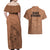 Hawaii Strong Maui Wildfire Couples Matching Off Shoulder Maxi Dress and Hawaiian Shirt No1 LT9 - Polynesian Pride