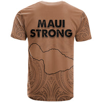 Hawaii Strong Maui Wildfire T Shirt No1 LT9 - Polynesian Pride