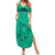 Hawaii Strong Maui Wildfire Summer Maxi Dress No2 LT9 Women Green - Polynesian Pride