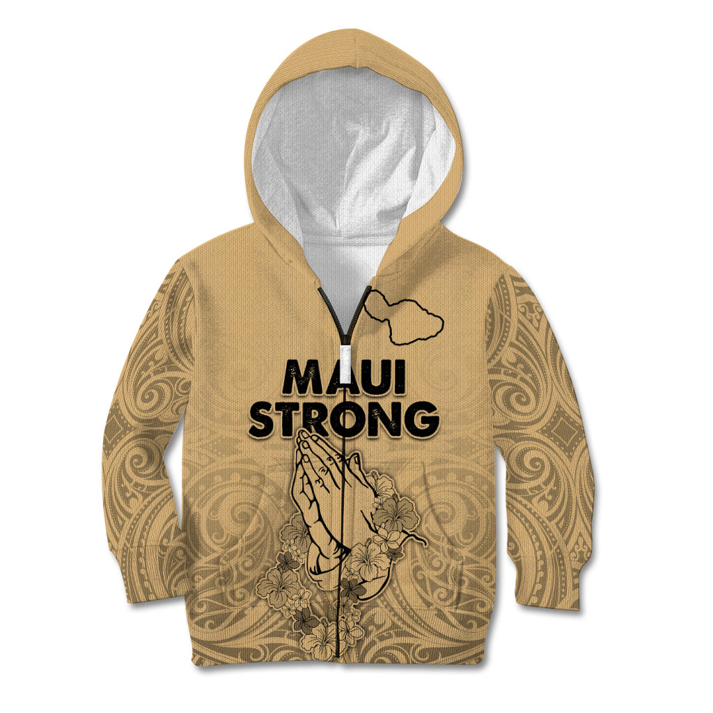 Hawaii Strong Maui Wildfire Kid Hoodie No3 LT9 - Polynesian Pride