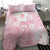 Japan Sakura Floral with Polynesian Vibe Bedding Set