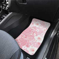 Japan Sakura Floral with Polynesian Vibe Car Mats LT9 - Polynesian Pride