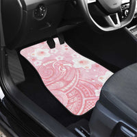 Japan Sakura Floral with Polynesian Vibe Car Mats LT9 - Polynesian Pride