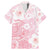 Japan Sakura Floral with Polynesian Vibe Family Matching Mermaid Dress and Hawaiian Shirt