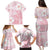 Japan Sakura Floral with Polynesian Vibe Family Matching Puletasi and Hawaiian Shirt