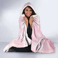 Japan Sakura Floral with Polynesian Vibe Hooded Blanket LT9 - Polynesian Pride