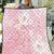 Japan Sakura Floral with Polynesian Vibe Quilt