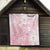 Japan Sakura Floral with Polynesian Vibe Quilt