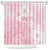 Japan Sakura Floral with Polynesian Vibe Shower Curtain