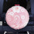 Japan Sakura Floral with Polynesian Vibe Spare Tire Cover