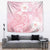 Japan Sakura Floral with Polynesian Vibe Tapestry