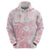 Japan Sakura Floral with Polynesian Vibe Zip Hoodie