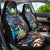 Marshall Islands Kwajalein Atoll Car Seat Cover Plumeria Sea Turtle with Polynesian Tribal