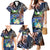 Marshall Islands Kwajalein Atoll Family Matching Mermaid Dress and Hawaiian Shirt Plumeria Sea Turtle with Polynesian Tribal