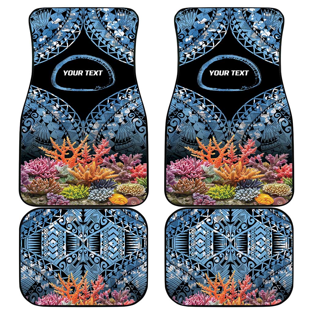 Personalised Nukuoro Micronesia Atoll Car Mats with Pacific Coral Reef LT9 - Polynesian Pride