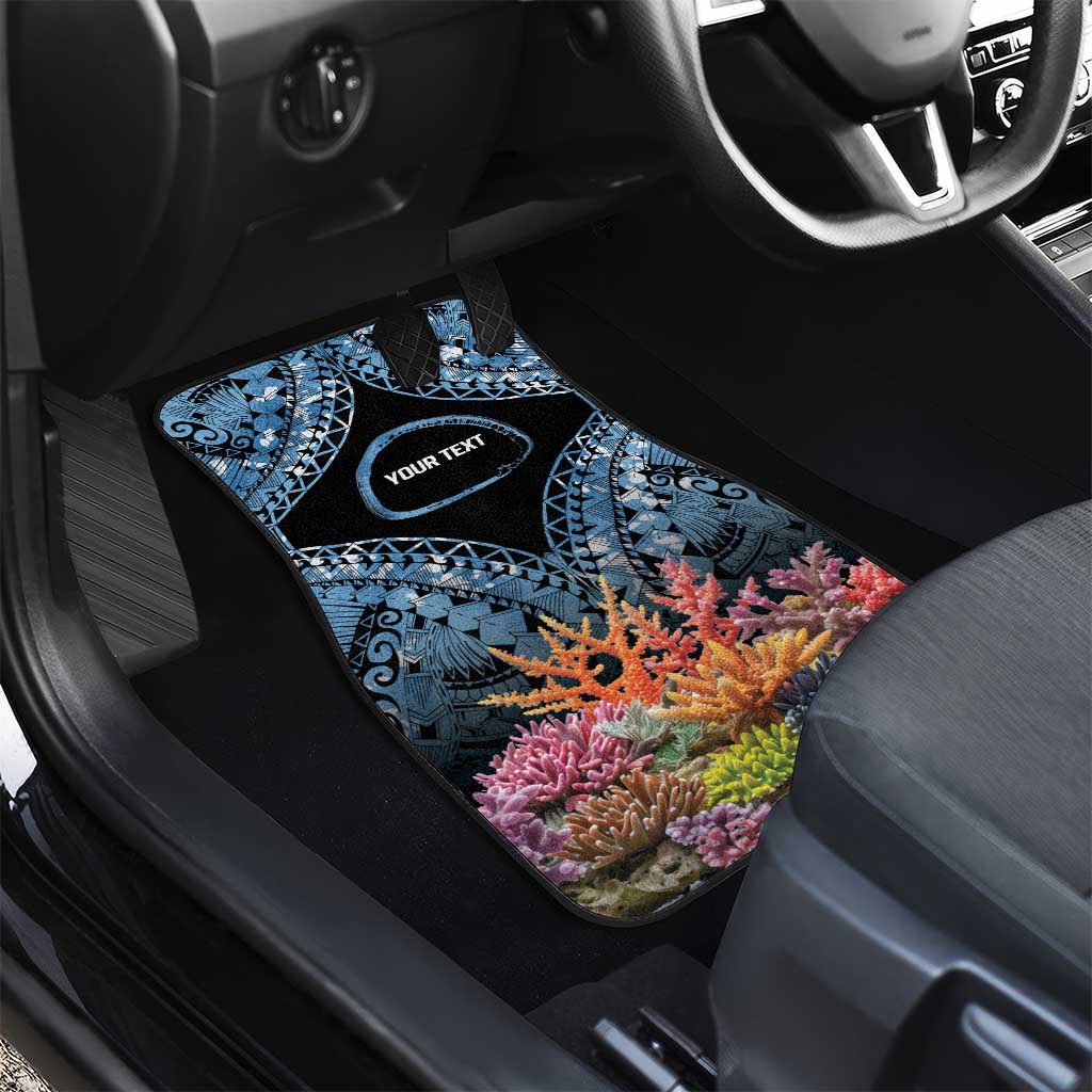 Personalised Nukuoro Micronesia Atoll Car Mats with Pacific Coral Reef LT9 - Polynesian Pride