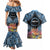 Personalised Nukuoro Micronesia Atoll Couples Matching Mermaid Dress and Hawaiian Shirt with Pacific Coral Reef