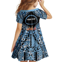 Personalised Nukuoro Micronesia Atoll Family Matching Tank Maxi Dress and Hawaiian Shirt with Pacific Coral Reef