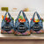 Personalised Nukuoro Micronesia Atoll Grocery Bag with Pacific Coral Reef