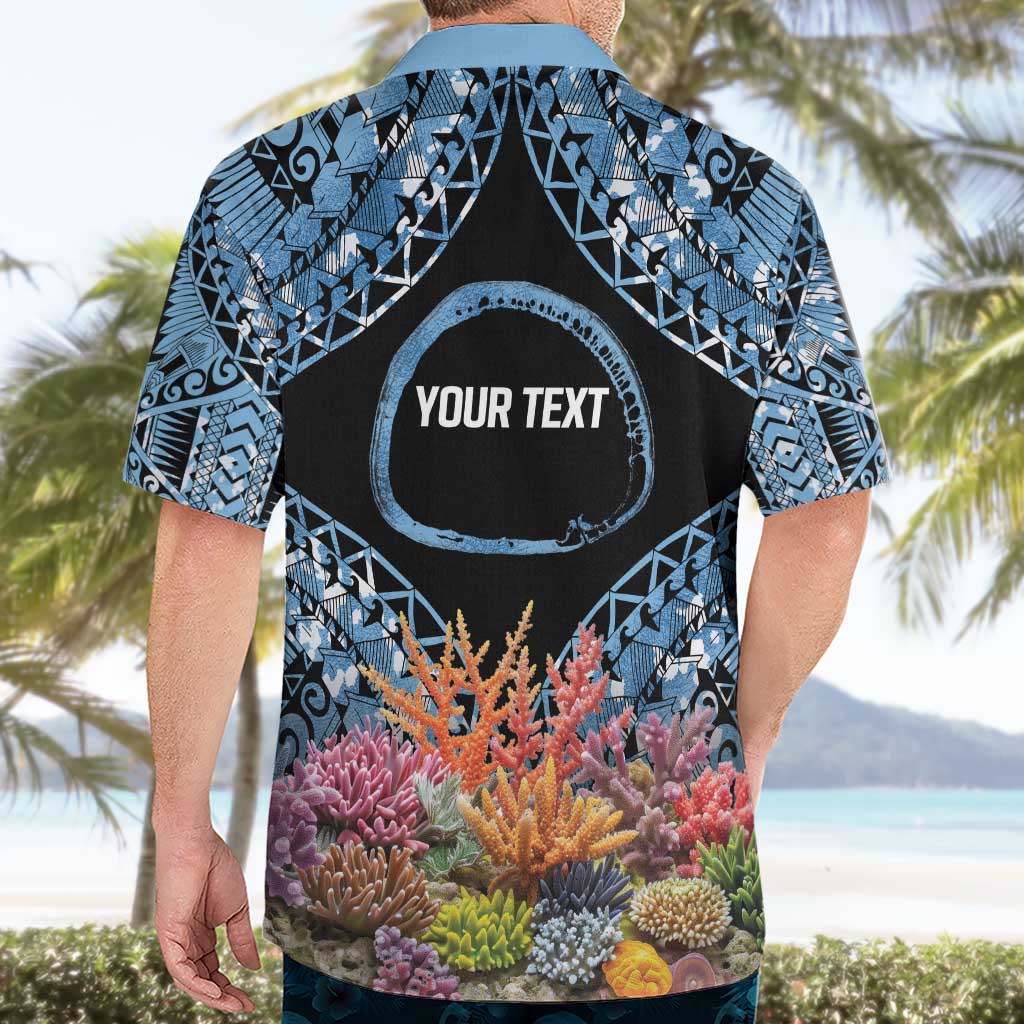 Personalised Nukuoro Micronesia Atoll Hawaiian Shirt with Pacific Coral Reef LT9 - Polynesian Pride