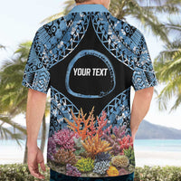Personalised Nukuoro Micronesia Atoll Hawaiian Shirt with Pacific Coral Reef LT9 - Polynesian Pride