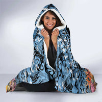 Personalised Nukuoro Micronesia Atoll Hooded Blanket with Pacific Coral Reef LT9 - Polynesian Pride