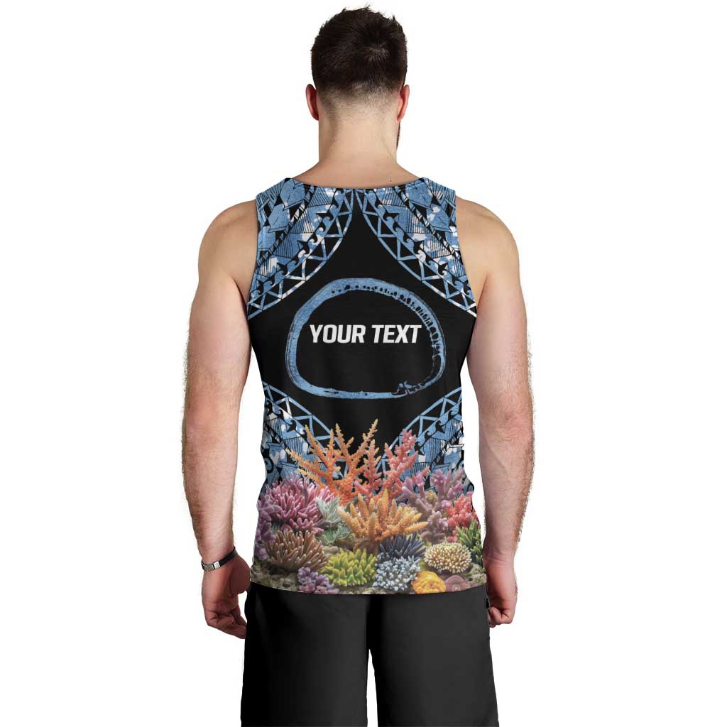 Personalised Nukuoro Micronesia Atoll Men Tank Top with Pacific Coral Reef LT9 - Polynesian Pride