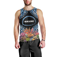 Personalised Nukuoro Micronesia Atoll Men Tank Top with Pacific Coral Reef LT9 - Polynesian Pride