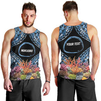 Personalised Nukuoro Micronesia Atoll Men Tank Top with Pacific Coral Reef LT9 - Polynesian Pride
