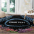 Personalised Nukuoro Micronesia Atoll Round Carpet with Pacific Coral Reef