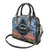 Personalised Nukuoro Micronesia Atoll Shoulder Handbag with Pacific Coral Reef