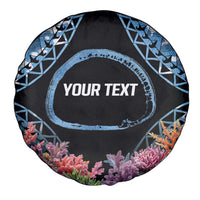 Personalised Nukuoro Micronesia Atoll Spare Tire Cover with Pacific Coral Reef LT9 - Polynesian Pride