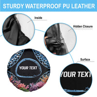Personalised Nukuoro Micronesia Atoll Spare Tire Cover with Pacific Coral Reef LT9 - Polynesian Pride