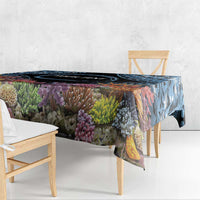 Personalised Nukuoro Micronesia Atoll Tablecloth with Pacific Coral Reef LT9 - Polynesian Pride