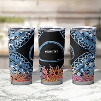 Personalised Nukuoro Micronesia Atoll Tumbler Cup with Pacific Coral Reef LT9 - Polynesian Pride